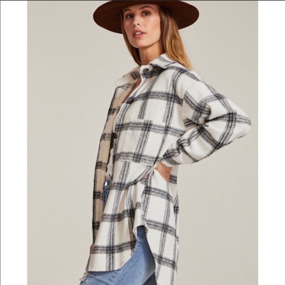 LAST ONE Shacket shirt jacket-NWT - Picture 2 of 3